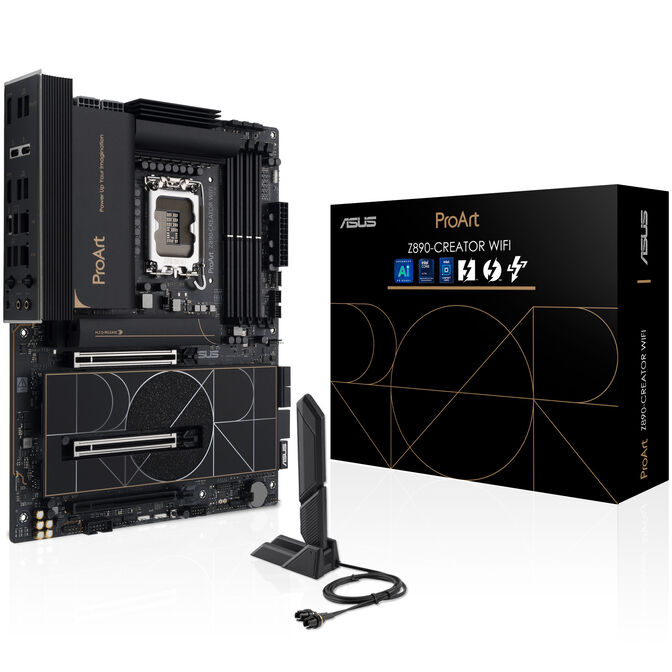 ASUS ProArt Z890-Creator WiFi motherboard, LGA 1851 socket, Intel Z890, ATX, DDR5 image number 0