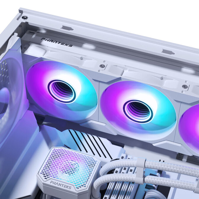 PHANTEKS XT Pro Ultra + Glacier One 360M25 Gen2 DRGB, 360mm, Bundle - wei&szlig; image number 12