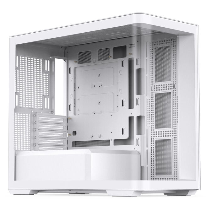 Jonsbo D300 Midi-Tower, 270 Grad, Tempered Glass - wei&szlig; image number 0