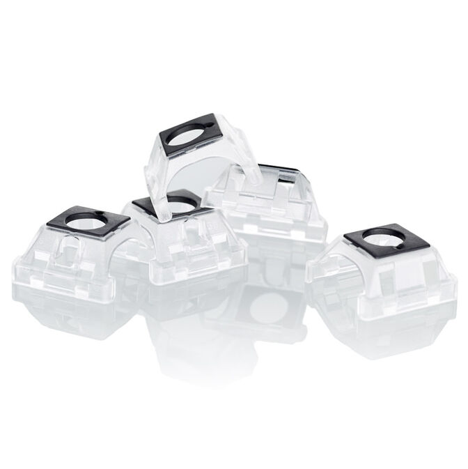 GMK QMX-Clip, Ger&auml;uschreduzierung - 110 St&uuml;ck, Plate-Mount image number 0