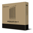 SilverStone SST-Aeroslots-2B - PCI slot covers, 4 pieces - black image number null