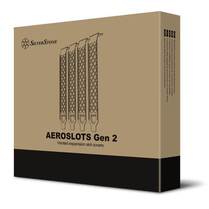 SilverStone SST-Aeroslots-2B - PCI slot covers, 4 pieces - black image number 4