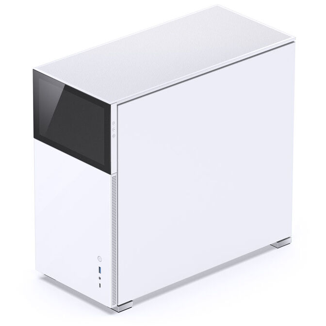 Jonsbo D41 Screen ATX Case, Tempered Glass - white image number 2