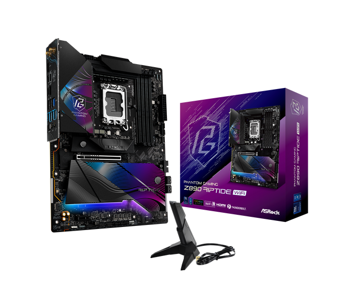 ASRock Z890 Riptide WiFi Mainboard, Sockel LGA 1851, Intel Z890, ATX, DDR5 image number 0