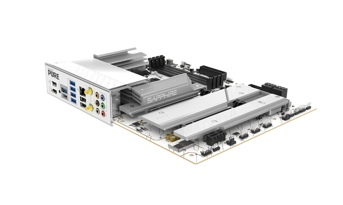Sapphire Pure X870A WiFi7 Motherboard, Socket AM5, AMD X870, ATX, DDR5 image number 6