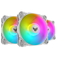 ASUS TUF Gaming TF120 ARGB L&uuml;fter 3er Pack inkl. RGB-Controller - 120mm, wei&szlig;