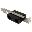 aqua computer G1/4 case passthrough via slot bracket image number null