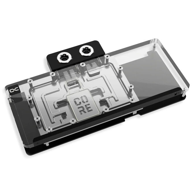 Alphacool Core RX 9070 Mercury GPU Water Block, ARGB, with Backplate - Acrylic image number 0