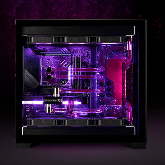EK Water Blocks EK-Mana G2 PC-O11D EVO ARGB Distroplate, D5, D-RGB - Acryl image number 5