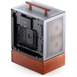 Jonsbo T7 PC-Geh&auml;use, Midi-Tower, mATX, Tempered Glass - silber image number null