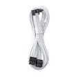CableMod C-Series Pro Connection Cable - Variant A, 90&deg;, 16-Pin to 2x 8-Pin PCIe, white image number null