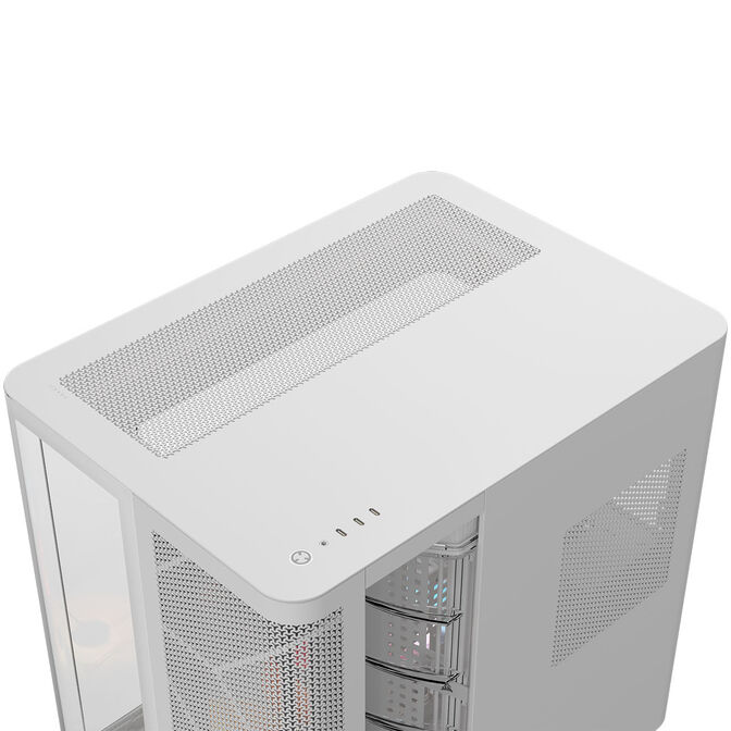 Corsair AIR 5400 RS-R ARGB PC-Geh&auml;use, Midi Tower, Tempered Glass, RGB - 3x 120-mm-L&uuml;fter inklusive, wei&szlig; image number 7