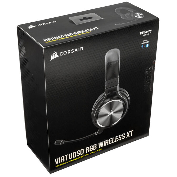 Corsair Virtuoso RGB Wireless XT Gaming Headset - schwarz image number 9