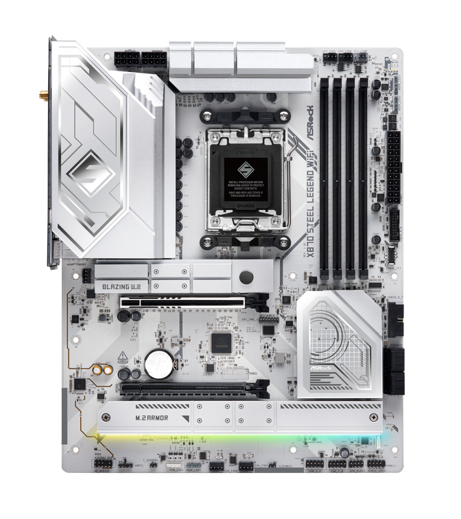 ASRock X870 Steel Legend WiFi Mainboard, Sockel AM5, AMD X870, ATX, DDR5 image number 4