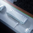 Razer Huntsman Mini Mercury Gaming Tastatur, optische Switches - wei&szlig;, ISO DE image number null