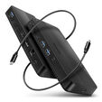 AXAGON HMC-U4 USB-C Dock, HDMI + DP, USB 3.2 Gen 2, PD 100W - schwarz image number null