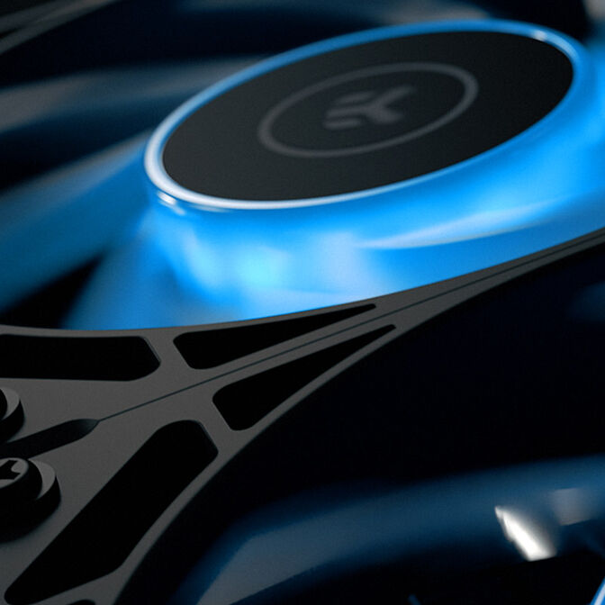 EK Water Blocks EK-Nucleus AIO CR240 Lux D-RGB AiO Wasserk&uuml;hlung - 240 mm, schwarz image number 2