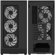 Aerocool D520A PC-Geh&auml;use, Midi-Tower, ATX, Tempered Glass, RGB - schwarz image number null