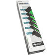 Kolink Core Pro Braided Cable Extension Kit 12V-2x6 Typ 1 - Venom Green image number null