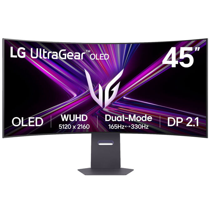 LG UltraGear 5K2K 45GX950A-B 44,5 Zoll Curved Gaming Monitor, 165Hz, OLED, G-SYNC Compatible image number 0