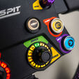 CONSPIT 310 APEX Lenkrad, ARGB, 2,99&rdquo;-Display, Dual-Paddles - schwarz, 310mm image number null