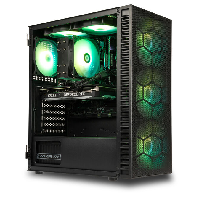 Gaming PC Mach 3.2, AMD Ryzen 7 7700, RTX 5070 - Fertig-PC image number 3