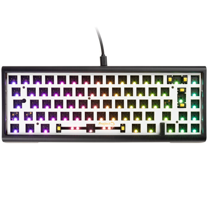 Ducky Tinker 65 Barebone Gaming Keyboard, RGB - black (ISO-DE) image number 1