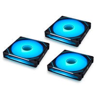 Lian Li UNI FAN SL-INF 140 ARGB Reverse Blade PWM L&uuml;fter, 3er Single L&uuml;fter Pack (Ohne Controller) - 140mm, schwarz