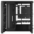 Corsair FRAME 4000X RS PC Case, Mid-Tower, E-ATX - 4x RS120 Fans, black image number null