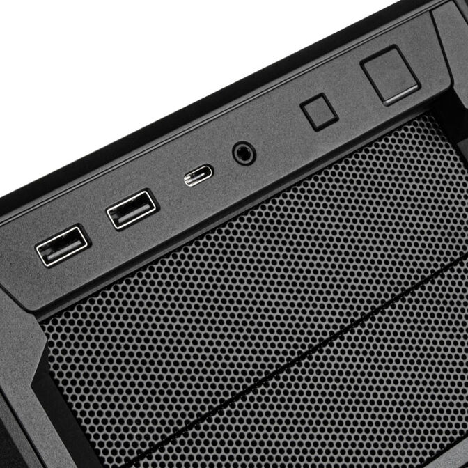 SilverStone SST-SED1-B Seta D1 Midi-Tower - schwarz image number 3