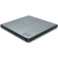 LG GP57ES40 externes slimline DVD-RW Laufwerk, silber, USB 2.0