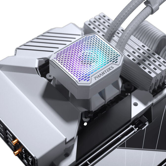 Phanteks Eclipse G400A PC-Geh&auml;use + Glacier M25 Gen2 AiO-Wasserk&uuml;hlung - wei&szlig; image number 16