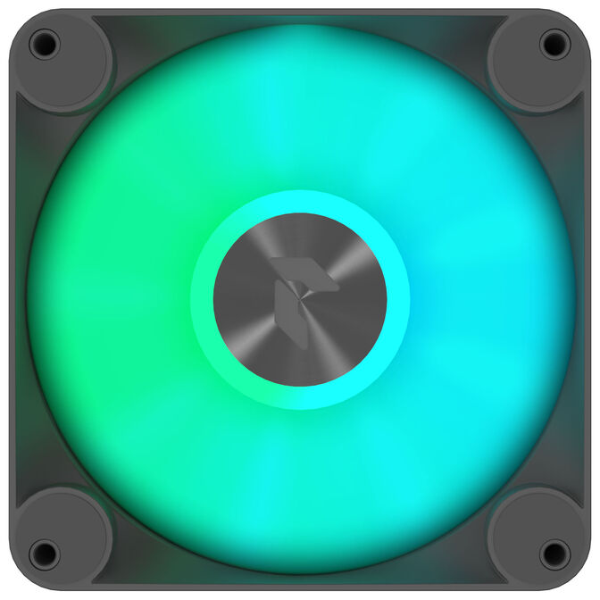 APNX FP1-R PWM Fan, Reverse Blade, PWM, ARGB &ndash; 3-Pack, Black image number 3