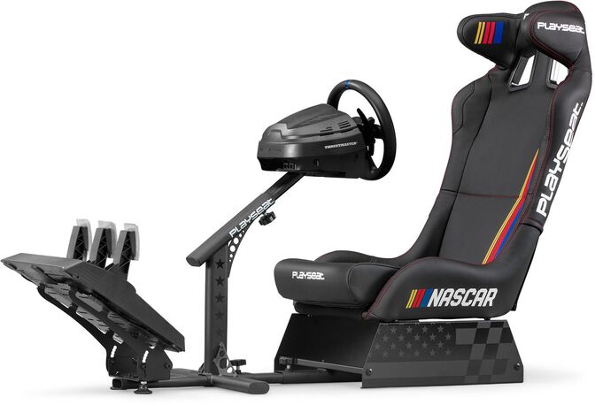 Playseat Evolution PRO NASCAR Racing Cockpit, foldable, PU leather - Black image number 10