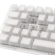 Ducky One 3 Aura White Mini Gaming Keyboard, RGB LED - MX-Silver image number null