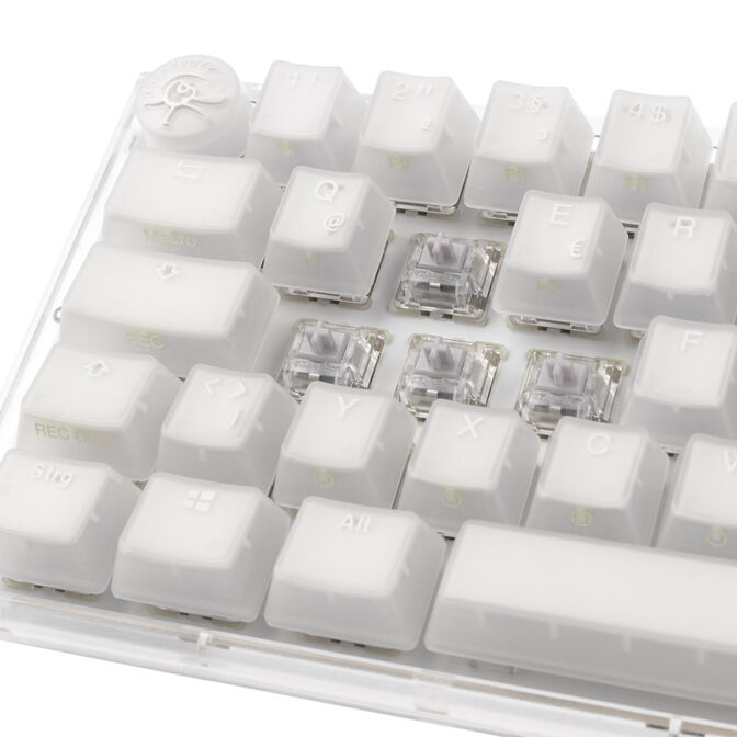 Ducky One 3 Aura White Mini Gaming Keyboard, RGB LED - MX-Silver image number 4