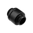 Alphacool Eiszapfen Doppeladapter drehbar G1/4 AG auf G1/4 AG - schwarz image number null
