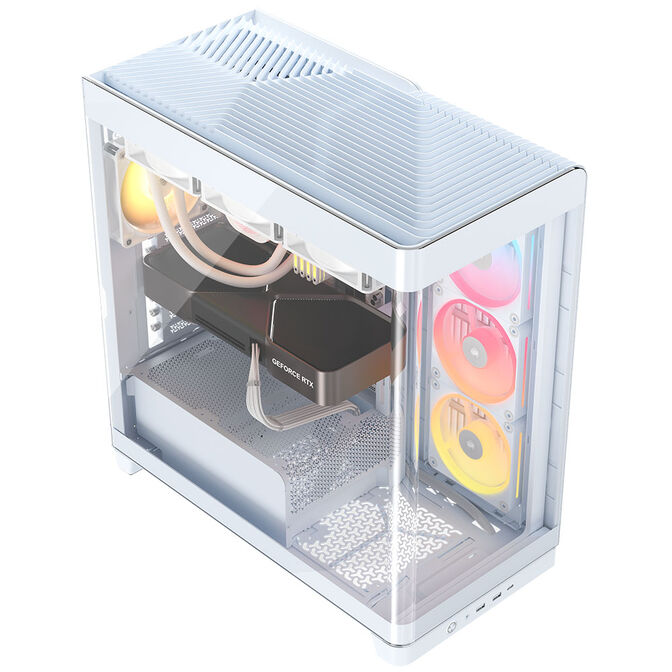 Corsair FRAME 4500X LX-R RGB PC-Geh&auml;use, Midi-Tower, E-ATX, Tempered Glass - wei&szlig; image number 3