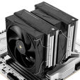 Thermalright Royal Pretor CPU-K&uuml;hler, Dual Tower - 120mm und 130mm, schwarz image number null
