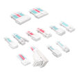 Kolink Core Pro Braided Cable Extension Kit 12V-2x6 Type 1 - Brilliant White/Neon Blue/Pure Pink image number null
