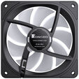Jonsbo FR-606B 120 PWM-L&uuml;fter, RGB - 120mm, schwarz image number null