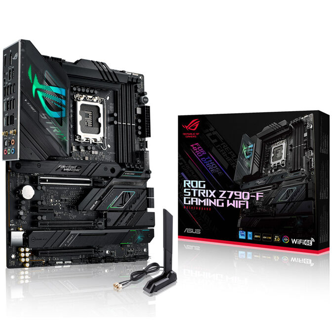 ASUS ROG Strix Z790-F Gaming WiFi Mainboard, Sockel 1700, Intel Z790, ATX, DDR5 image number 0