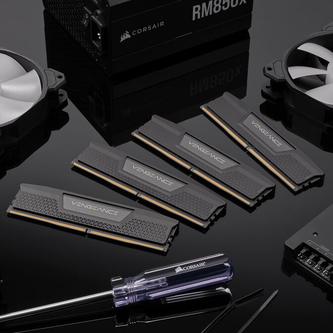 Corsair Vengeance DDR5-6000 RAM, CL36, XMP - 32 GB Dual-Kit, schwarz image number 6