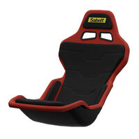 Sabelt SRP-1 Simracing Seat, Fibreglass Shell, Formula Design, Padded - Racing Black