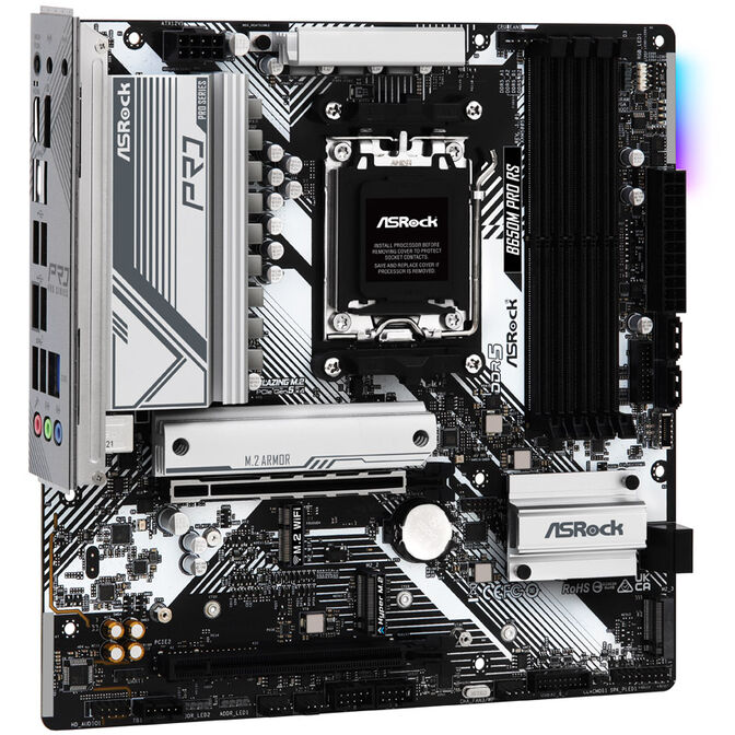 ASRock B650M Pro RS, AMD B650 Mainboard - Sockel AM5, DDR5 image number 1