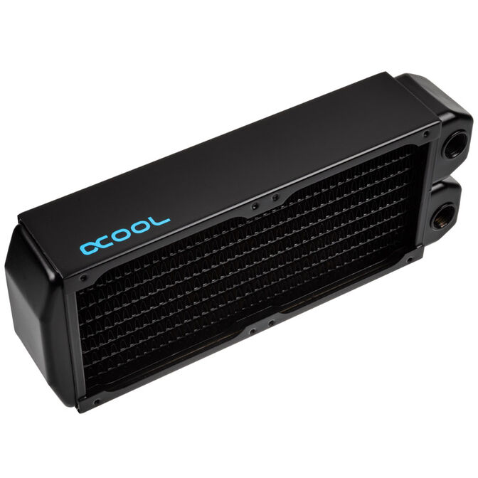Alphacool NexXxoS XT45, Full Copper, 92 mm Dual Radiator - schwarz image number 2