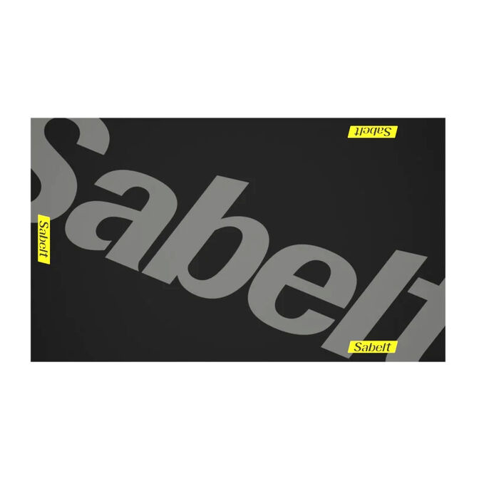 Sabelt Sim Floor Mat, floor mat for sim racing, 170 &times; 100 cm, non-slip - black image number 0