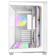Antec C5 PC case, mid tower, ATX, RGB, tempered glass - white image number null