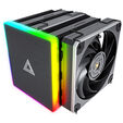 Montech Metal DT24 Premium CPU cooler, ARGB, 2x120mm image number null