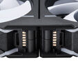PHANTEKS D30 PWM Reverse Airflow D-RGB L&uuml;fter, 3er Pack - 120mm, schwarz image number null